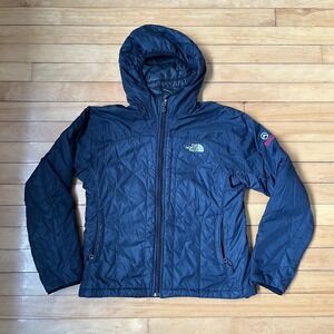 The North Face Summit Series Womens Small Black Hooded Puffer Jacket